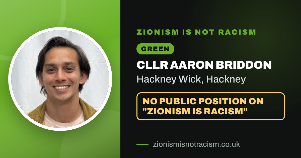 Share image: Cllr Aaron Briddon, Hackney Wick ward, Hackney