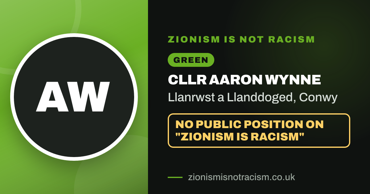 Share image: Cllr Aaron Wynne, Llanrwst a Llanddoged ward, Conwy