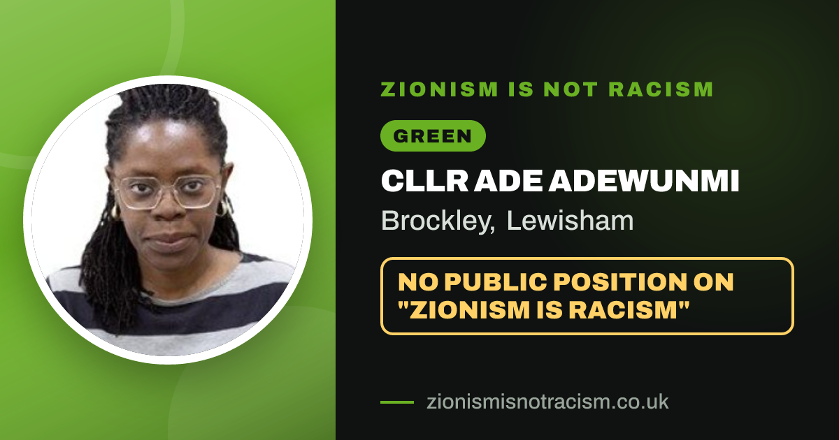 Share image: Cllr Ade Adewunmi, Brockley ward, Lewisham