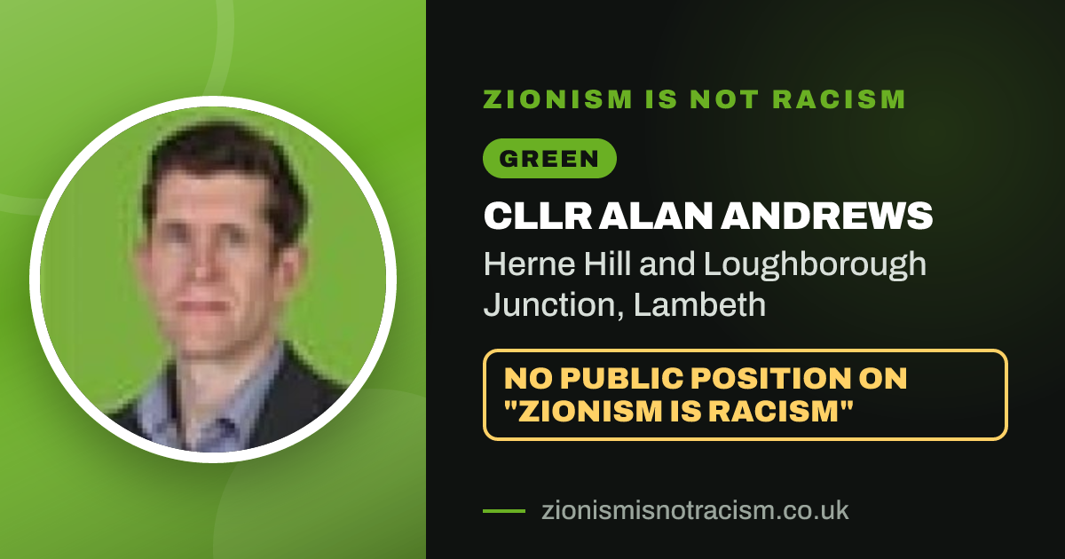 Share image: Cllr Alan Andrews, Herne Hill and Loughborough Junction ward, Lambeth