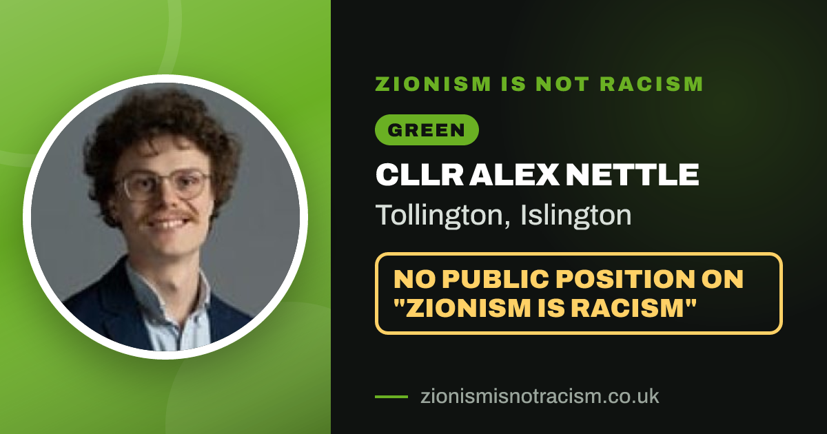 Share image: Cllr Alex Nettle, Tollington ward, Islington