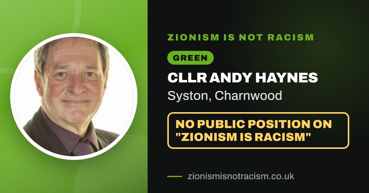 Share image: Cllr Andy Haynes, Syston ward, Charnwood