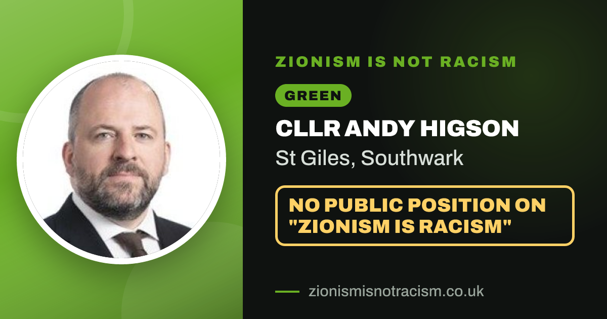 Share image: Cllr Andy Higson, St Giles ward, Southwark