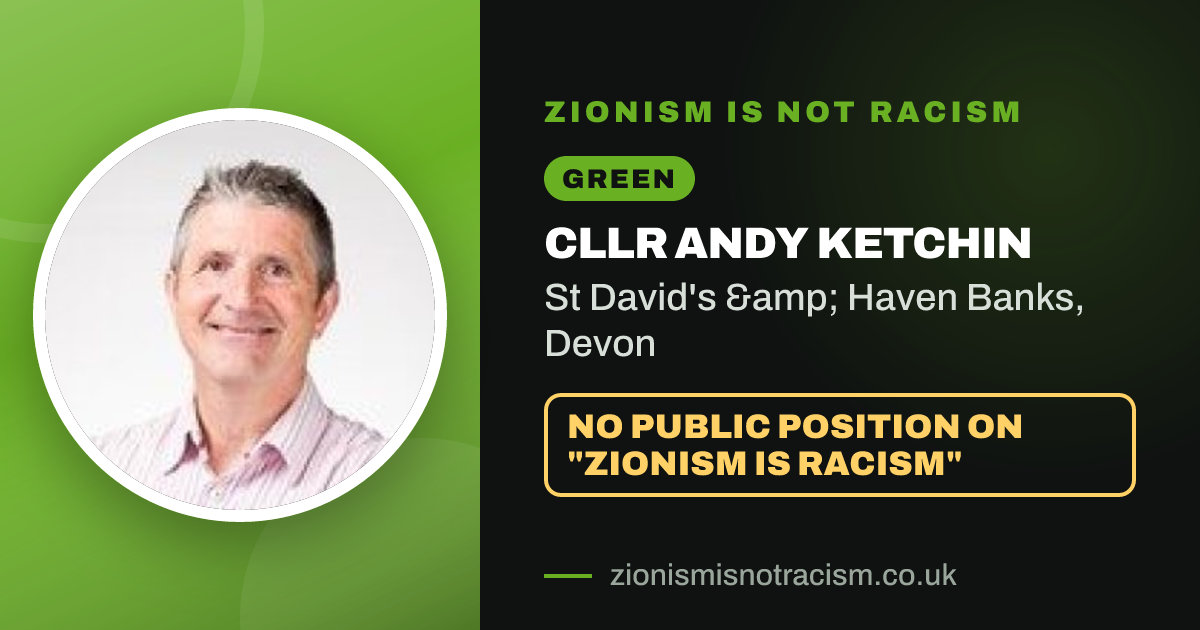 Share image: Cllr Andy Ketchin, St David's & Haven Banks ward, Devon