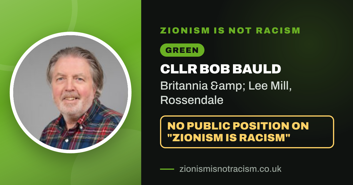 Share image: Cllr Bob Bauld, Britannia & Lee Mill ward, Rossendale