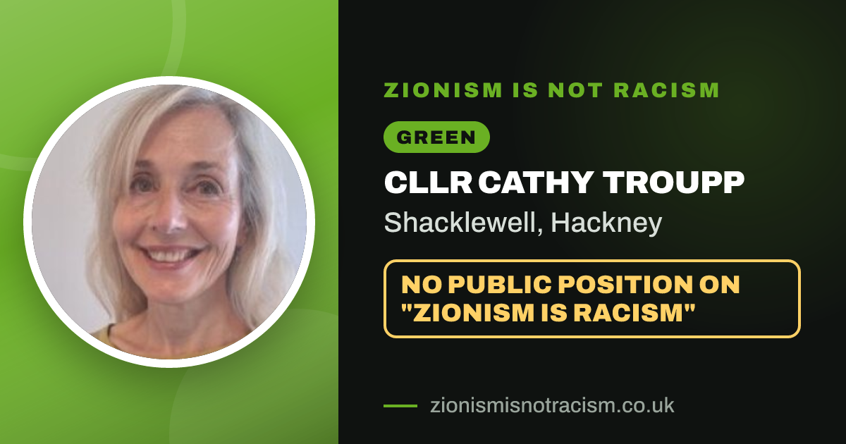 Share image: Cllr Cathy Troupp, Shacklewell ward, Hackney