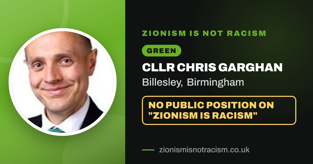 Share image: Cllr Chris Garghan, Billesley ward, Birmingham