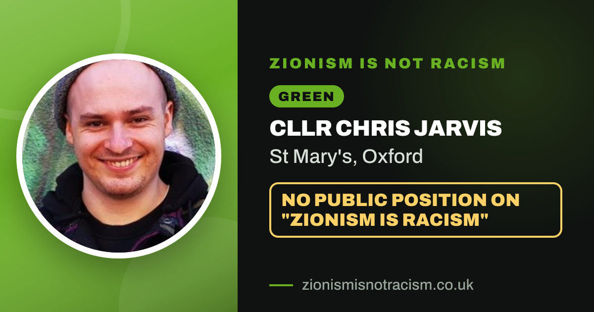 Share image: Cllr Chris Jarvis, St Mary's ward, Oxford