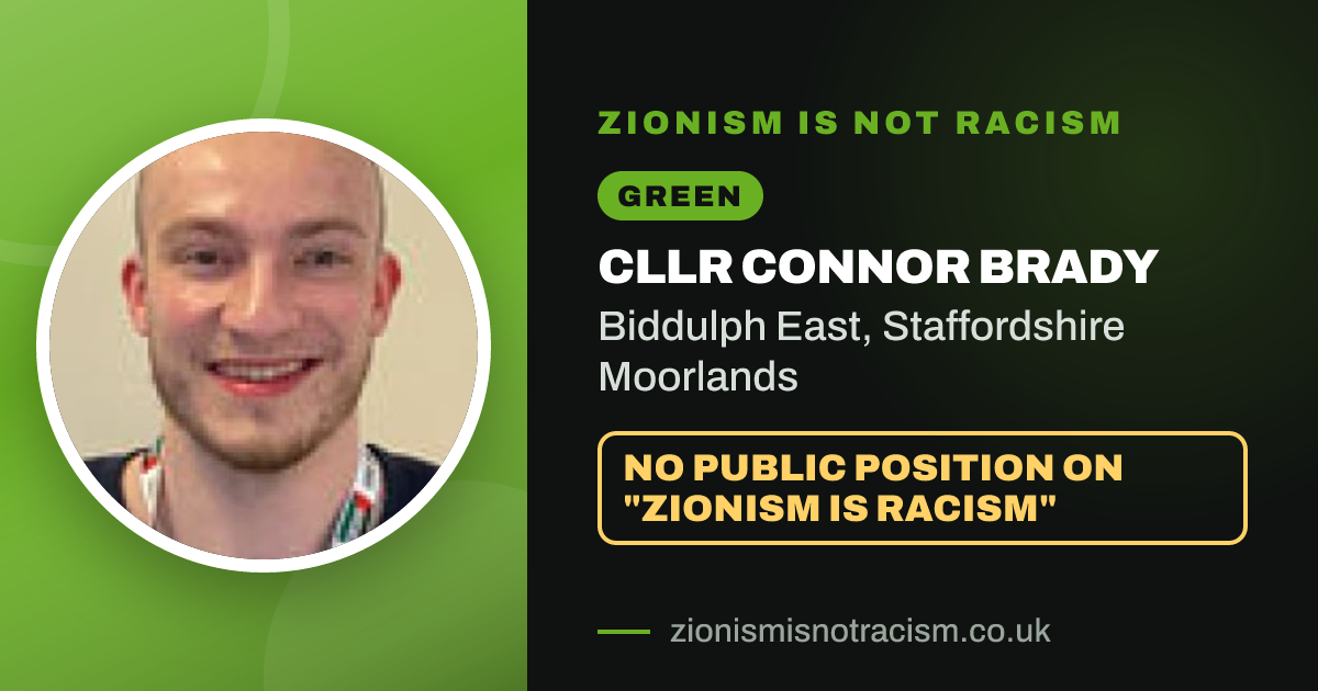 Share image: Cllr Connor Brady, Biddulph East ward, Staffordshire Moorlands