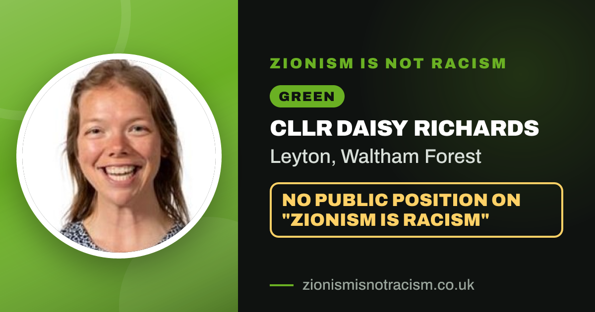 Share image: Cllr Daisy Richards, Leyton ward, Waltham Forest