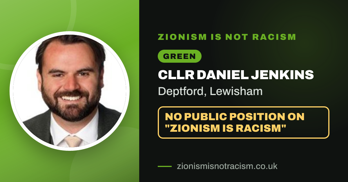 Share image: Cllr Daniel Jenkins, Deptford ward, Lewisham