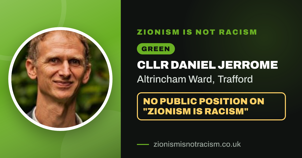 Share image: Cllr Daniel Jerrome, Altrincham Ward ward, Trafford