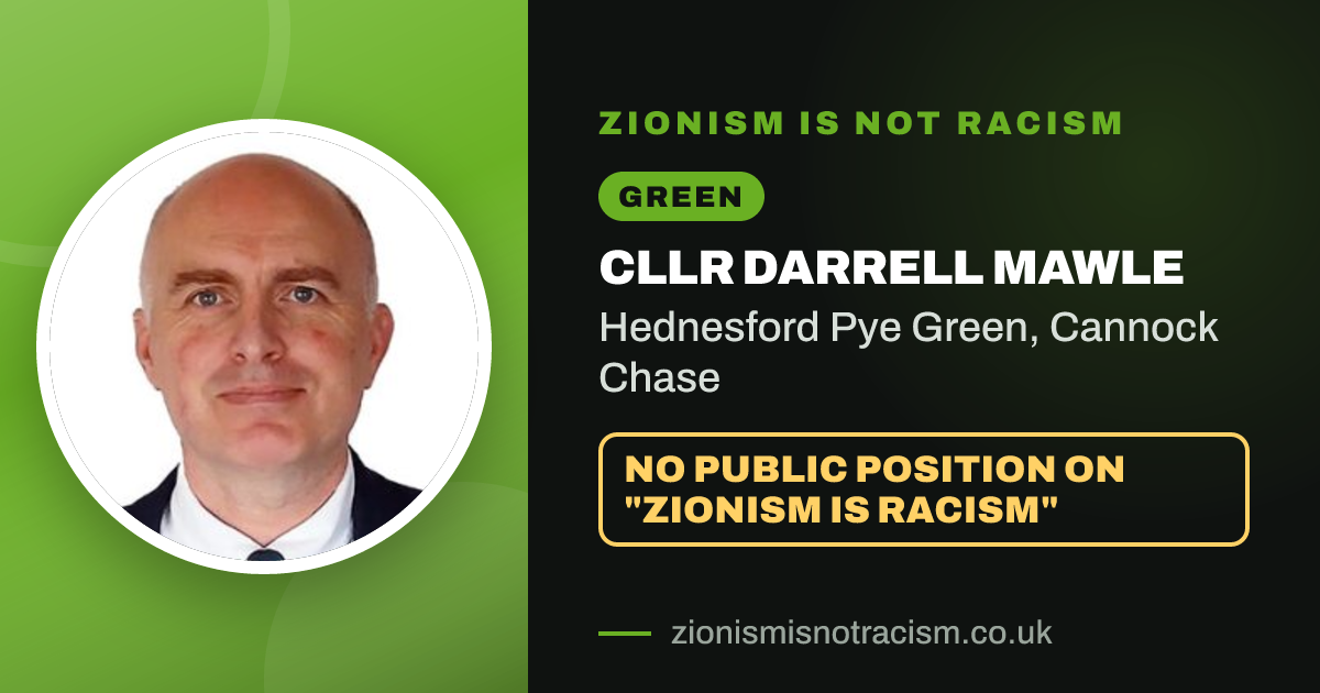 Share image: Cllr Darrell Mawle, Hednesford Pye Green ward, Cannock Chase