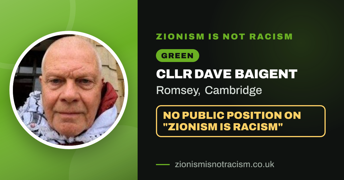 Share image: Cllr Dave Baigent, Romsey ward, Cambridge