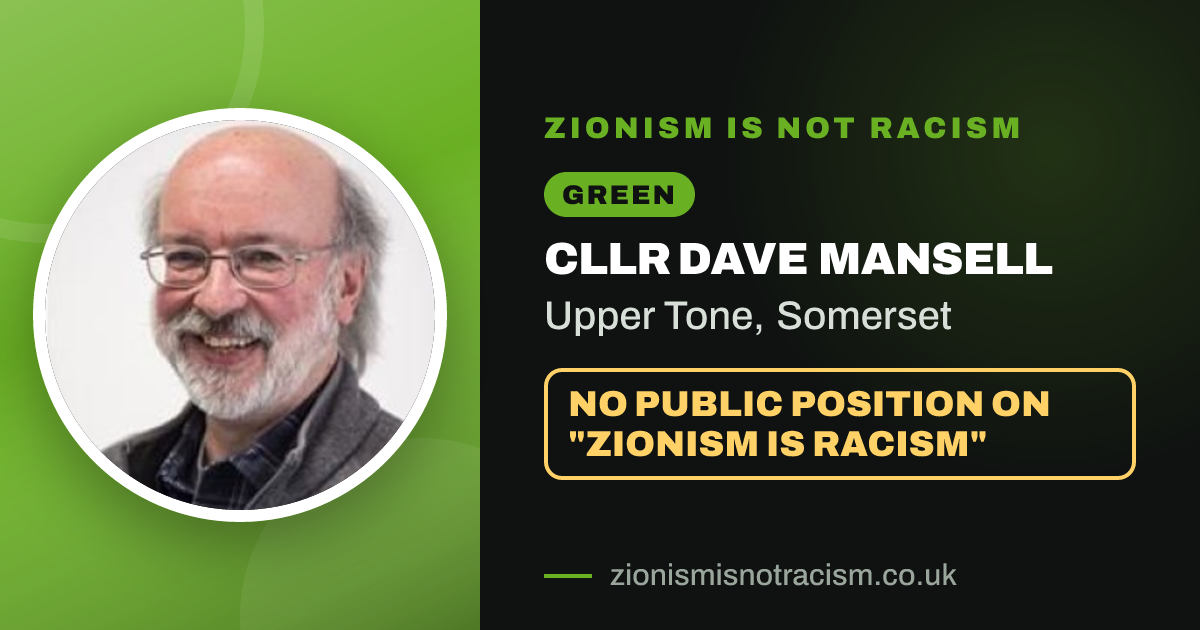 Share image: Cllr Dave Mansell, Upper Tone ward, Somerset