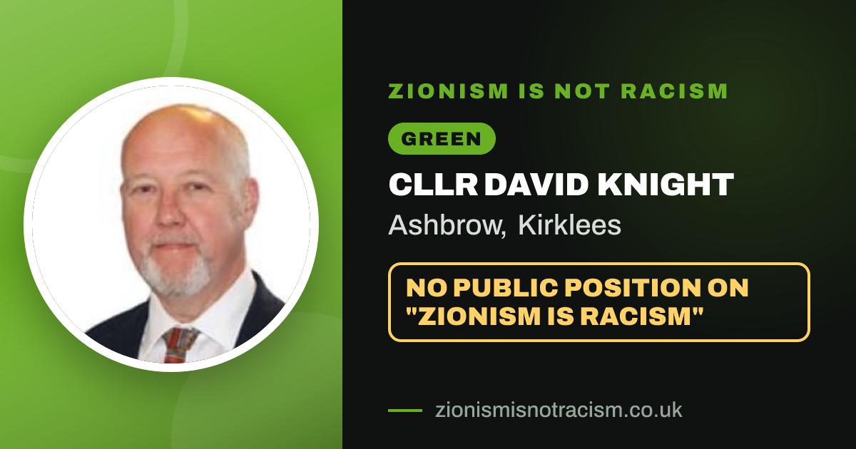 Share image: Cllr David Knight, Ashbrow ward, Kirklees