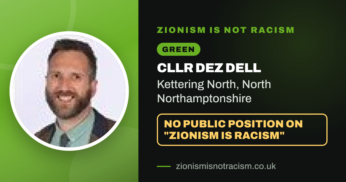 Share image: Cllr Dez Dell, Kettering North ward, North Northamptonshire