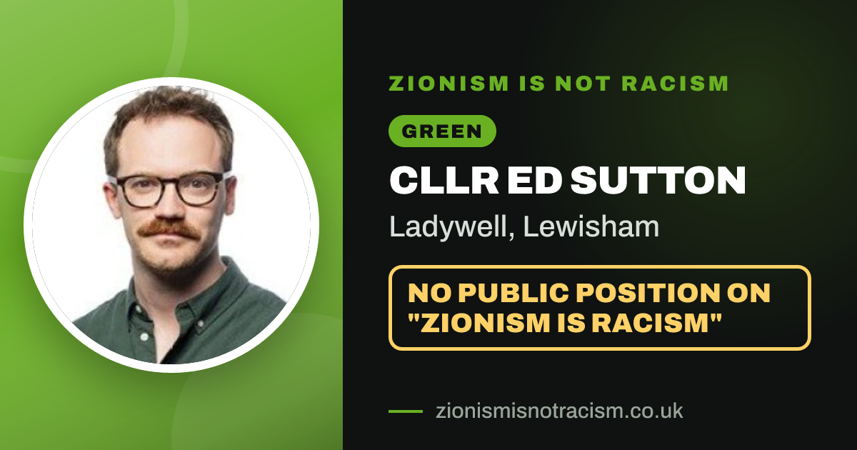 Share image: Cllr Ed Sutton, Ladywell ward, Lewisham