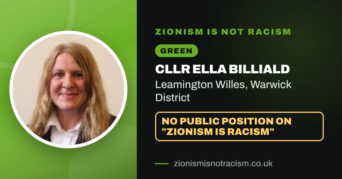 Share image: Cllr Ella Billiald, Leamington Willes ward, Warwick District