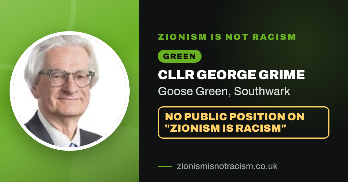 Share image: Cllr George Grime, Goose Green ward, Southwark