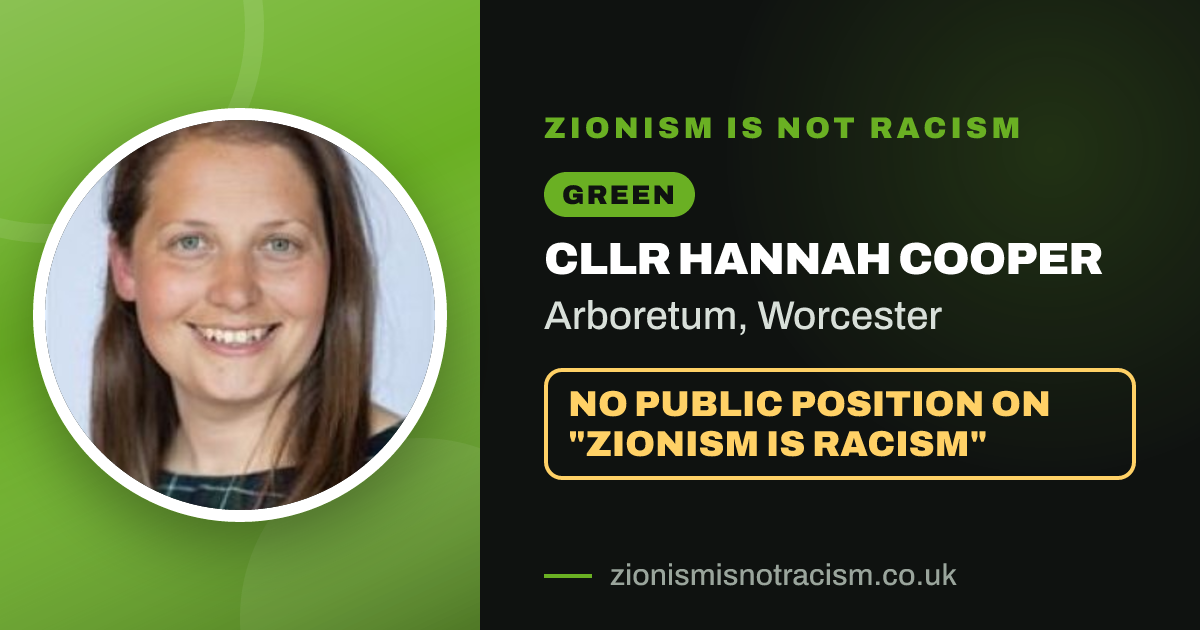 Share image: Cllr Hannah Cooper, Arboretum ward, Worcester