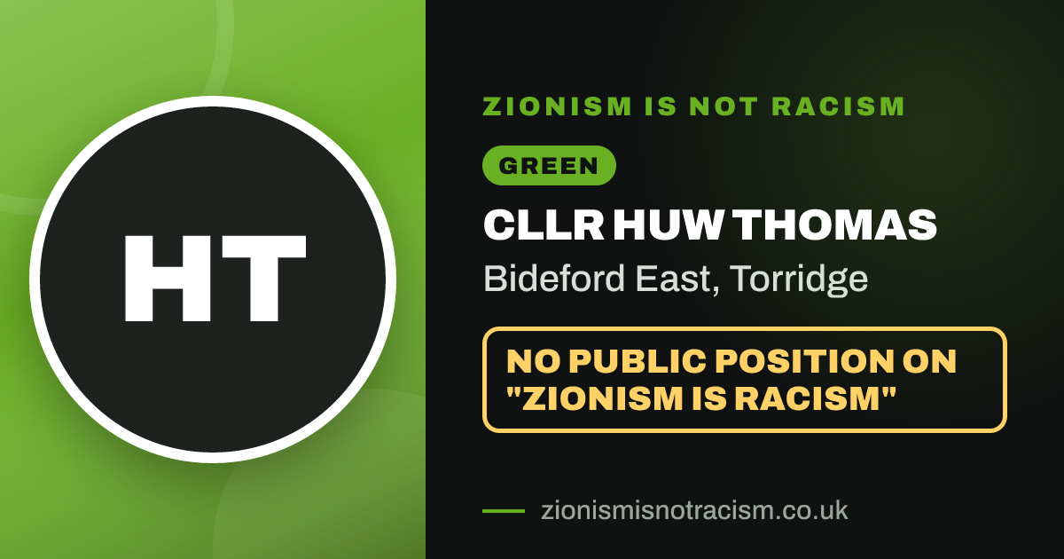 Share image: Cllr Huw Thomas, Bideford East ward, Torridge