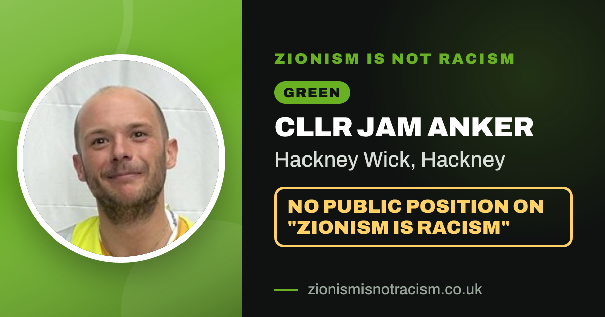 Share image: Cllr Jam Anker, Hackney Wick ward, Hackney