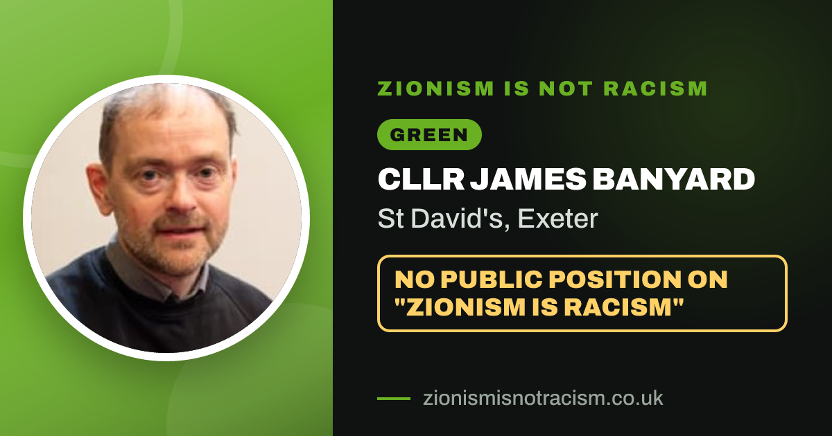 Share image: Cllr James Banyard, St David's ward, Exeter