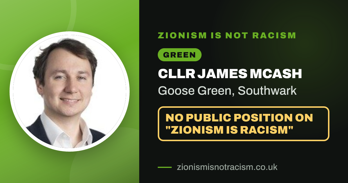 Share image: Cllr James McAsh, Goose Green ward, Southwark