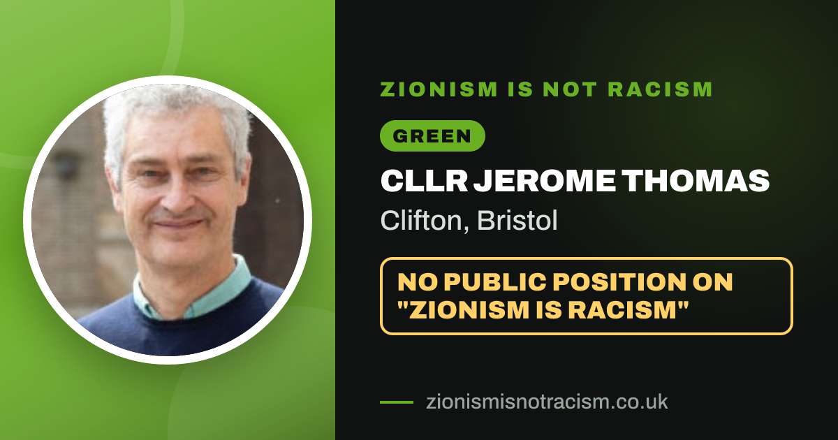 Share image: Cllr Jerome Thomas, Clifton ward, Bristol