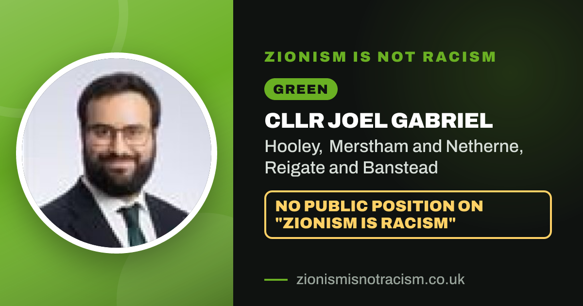 Share image: Cllr Joel Gabriel, Hooley, Merstham and Netherne ward, Reigate and Banstead