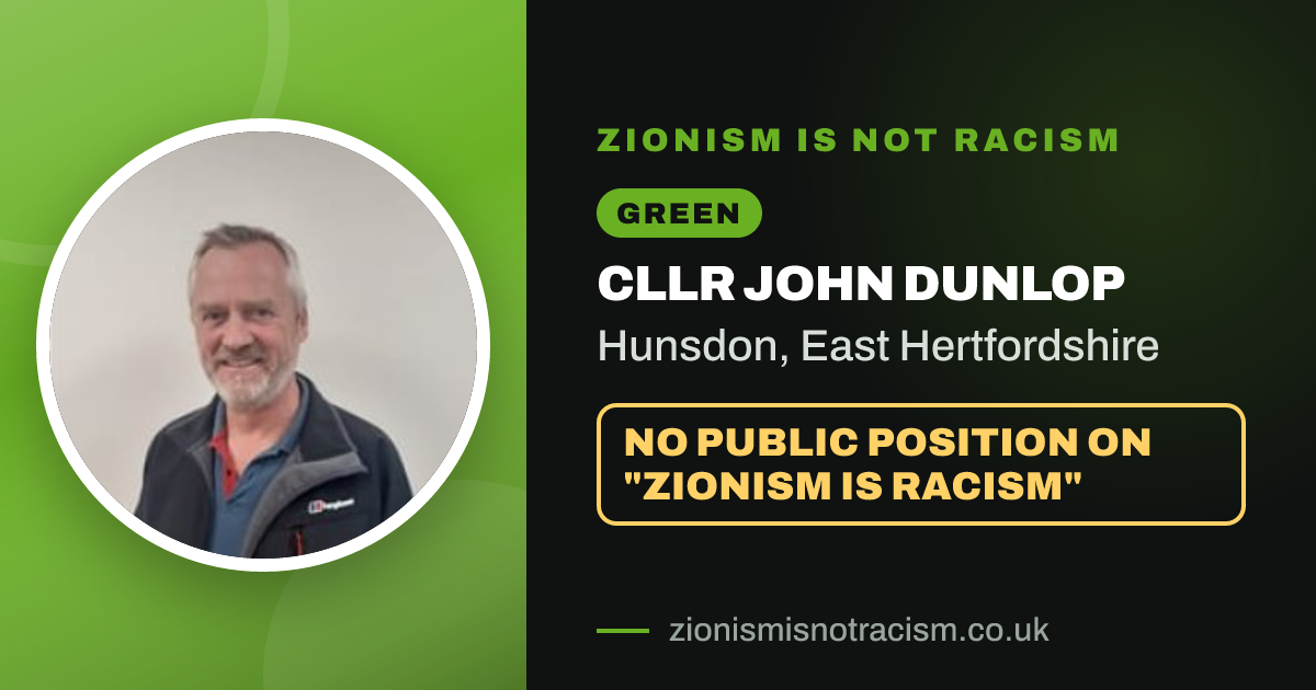 Share image: Cllr John Dunlop, Hunsdon ward, East Hertfordshire
