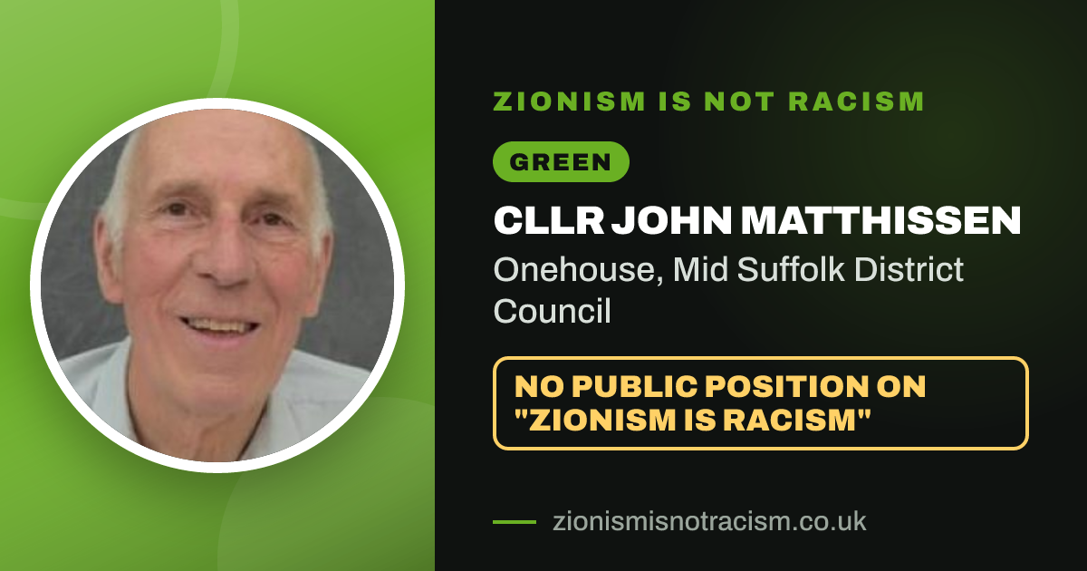 Share image: Cllr John Matthissen, Onehouse ward, Mid Suffolk District Council