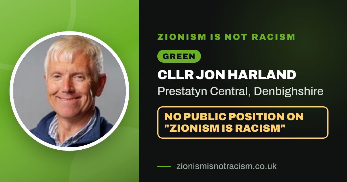 Share image: Cllr Jon Harland, Prestatyn Central ward, Denbighshire