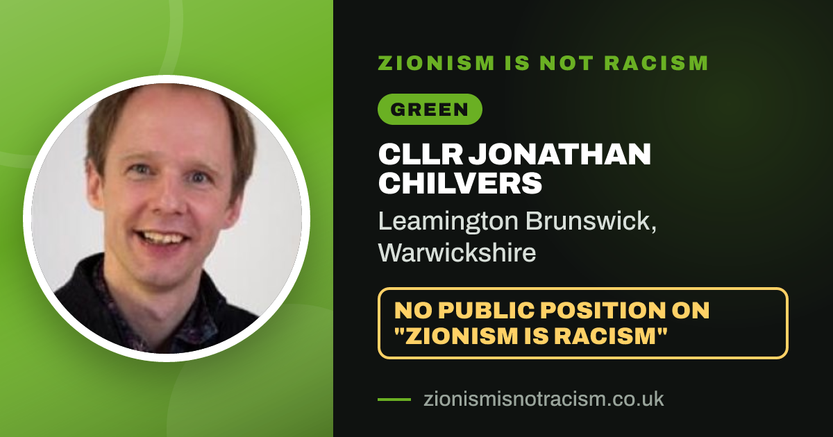 Share image: Cllr Jonathan Chilvers, Leamington Brunswick ward, Warwickshire