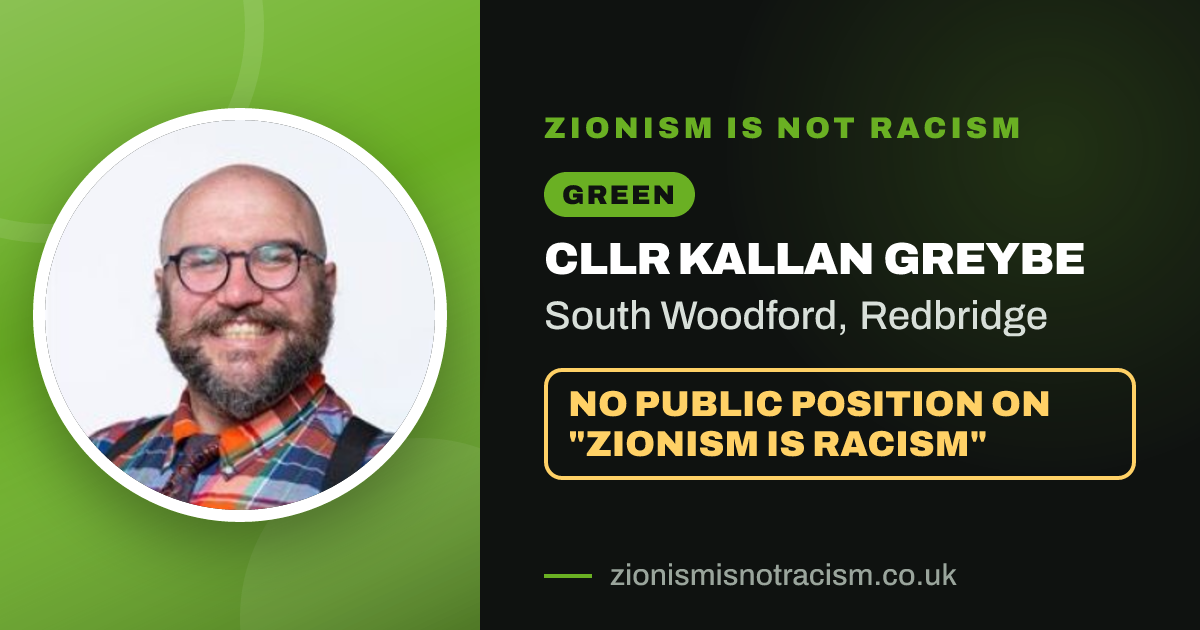 Share image: Cllr Kallan Greybe, South Woodford ward, Redbridge