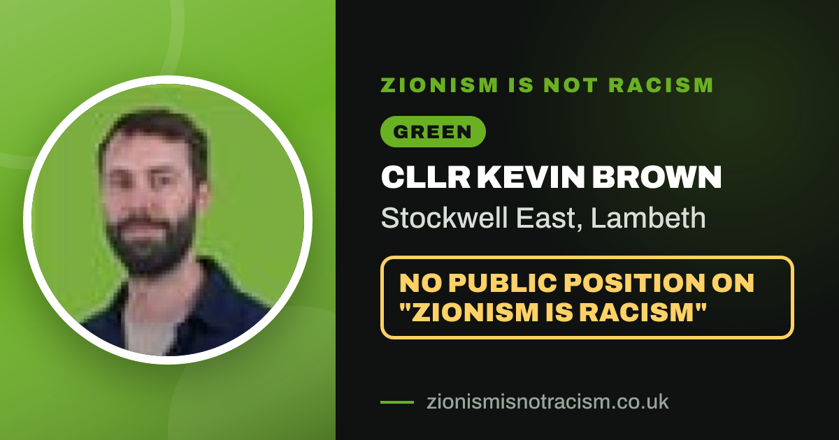 Share image: Cllr Kevin Brown, Stockwell East ward, Lambeth