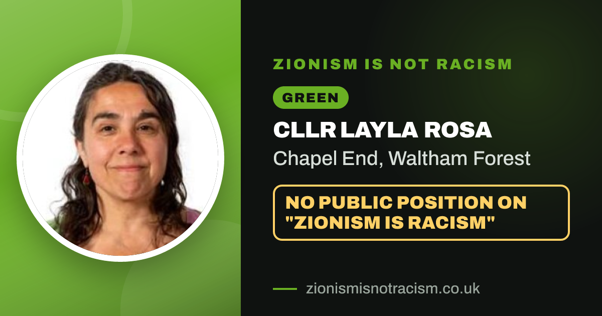 Share image: Cllr Layla Rosa, Chapel End ward, Waltham Forest