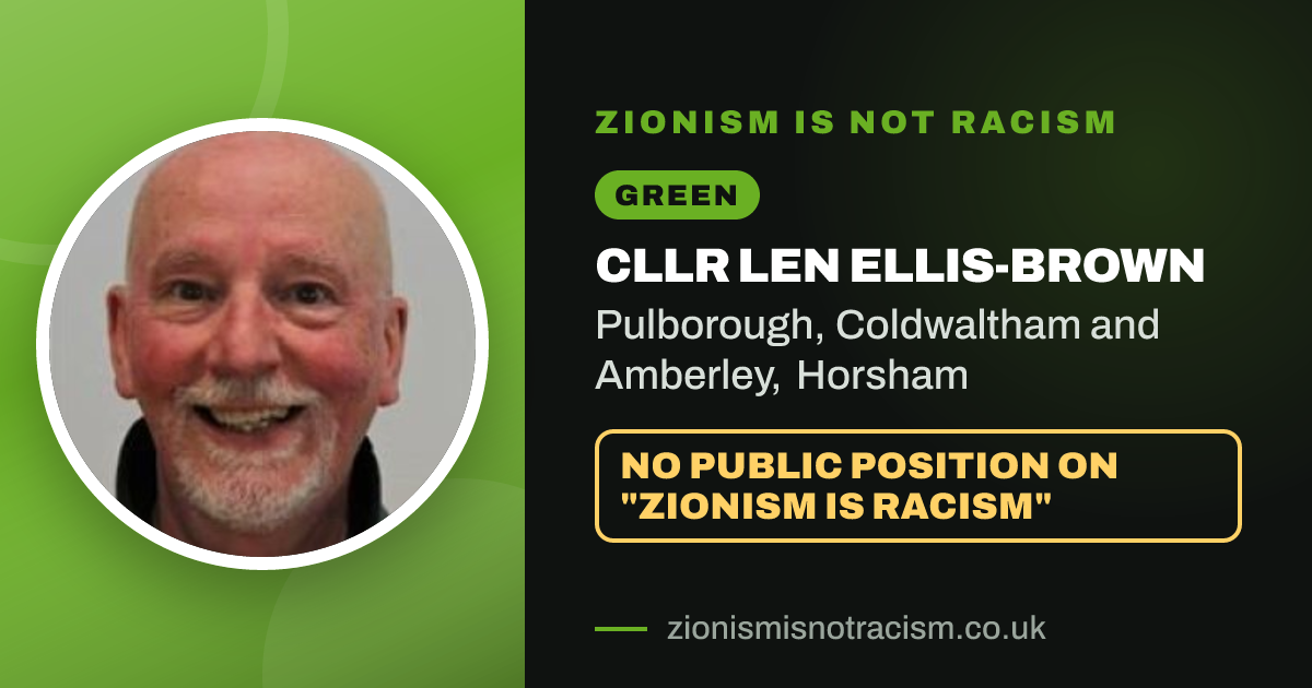 Share image: Cllr Len Ellis-Brown, Pulborough, Coldwaltham and Amberley ward, Horsham