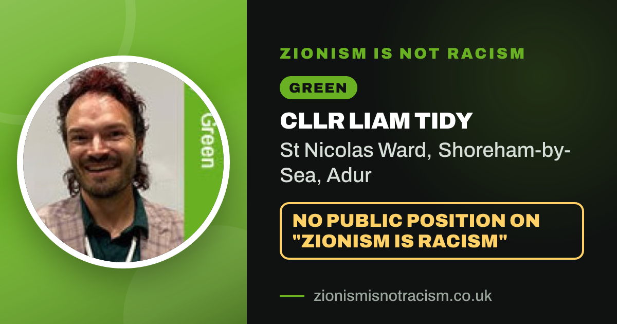 Share image: Cllr Liam Tidy, St Nicolas Ward, Shoreham-by-Sea ward, Adur