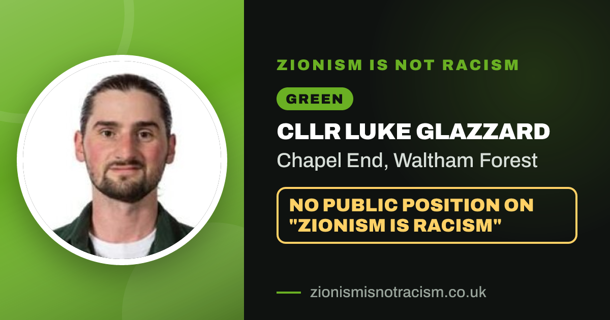 Share image: Cllr Luke Glazzard, Chapel End ward, Waltham Forest