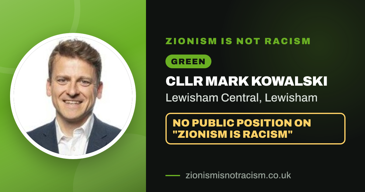 Share image: Cllr Mark Kowalski, Lewisham Central ward, Lewisham