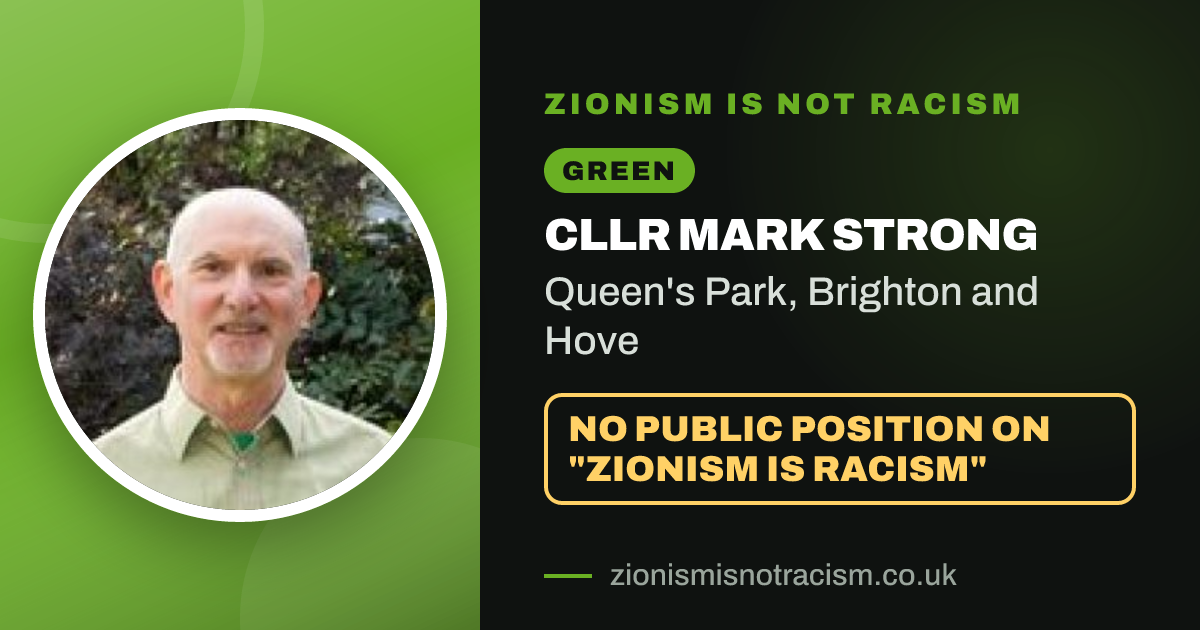 Share image: Cllr Mark Strong, Queen's Park ward, Brighton and Hove