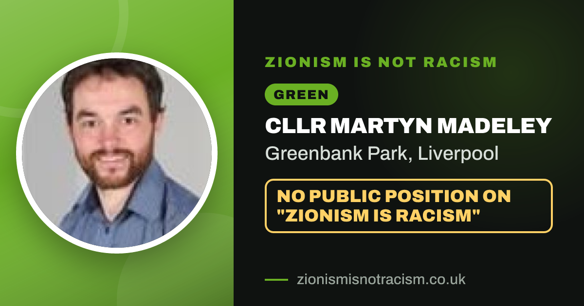 Share image: Cllr Martyn Madeley, Greenbank Park ward, Liverpool