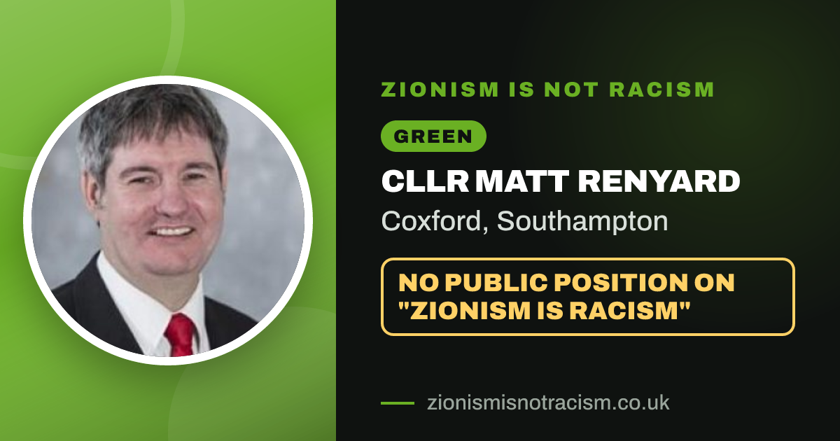 Share image: Cllr Matt Renyard, Coxford ward, Southampton
