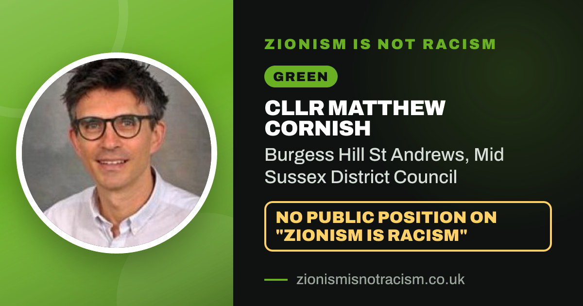 Share image: Cllr Matthew Cornish, Burgess Hill St Andrews ward, Mid Sussex District Council