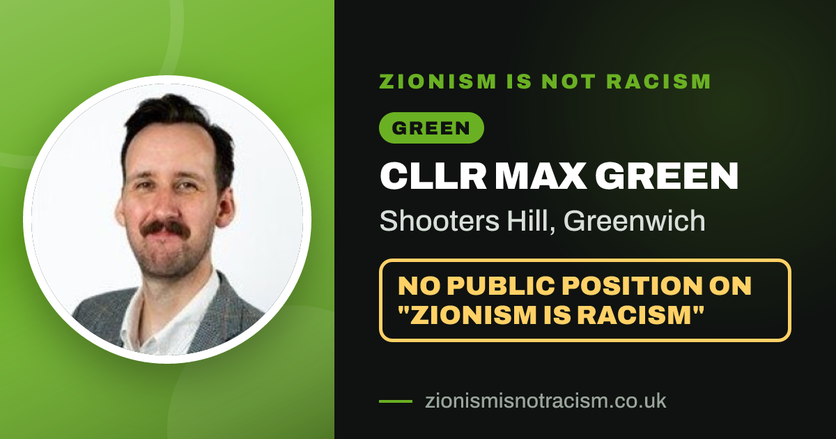 Share image: Cllr Max Green, Shooters Hill ward, Greenwich