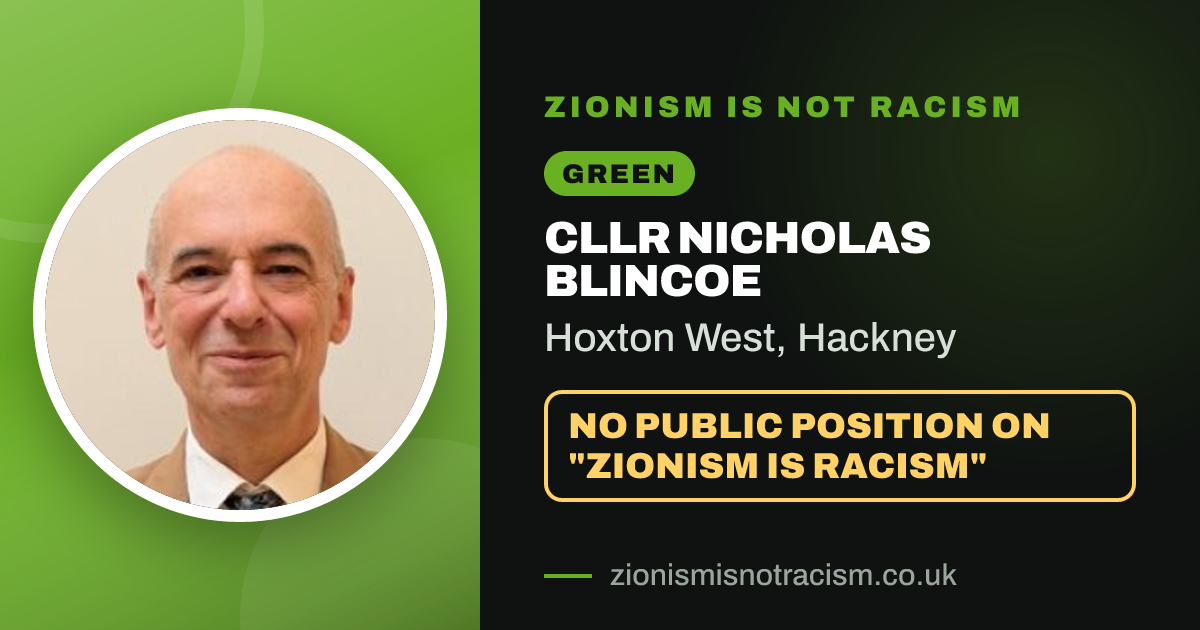 Share image: Cllr Nicholas Blincoe, Hoxton West ward, Hackney