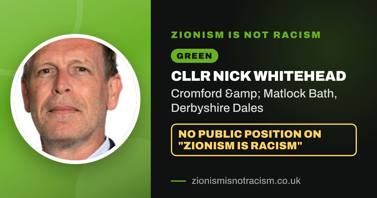 Share image: Cllr Nick Whitehead, Cromford & Matlock Bath ward, Derbyshire Dales
