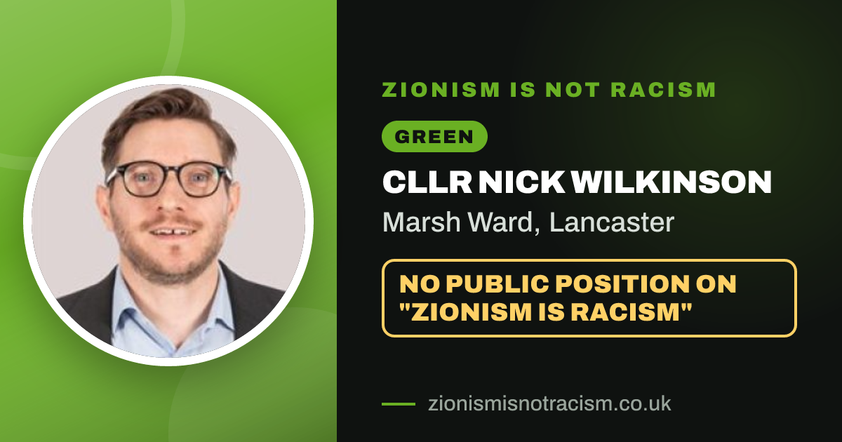 Share image: Cllr Nick Wilkinson, Marsh Ward ward, Lancaster